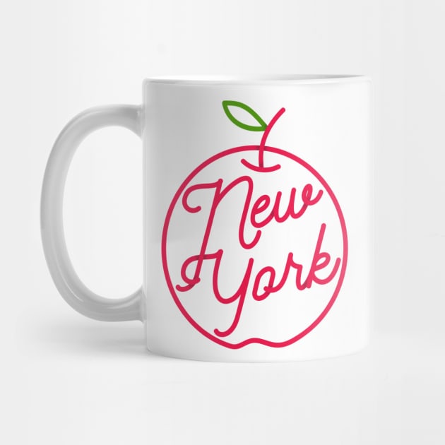 I love New York, The Big Apple Vintage design by YourGoods